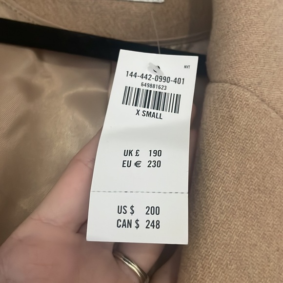 Abercrombie Wool Blend Coat - Picture 3 of 5